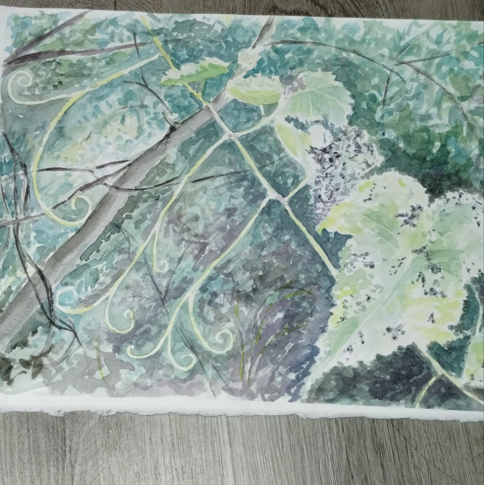 Unframed artwork
